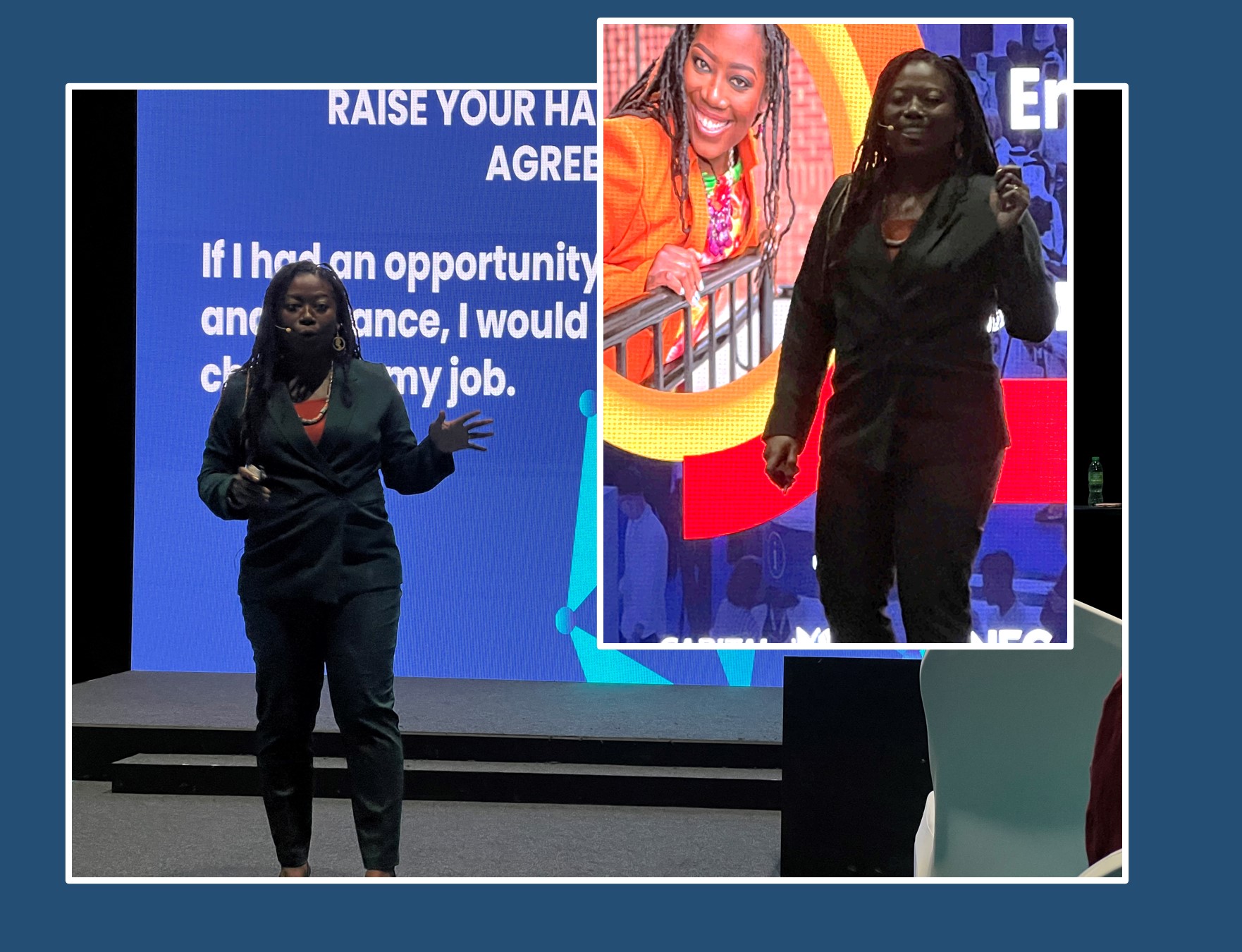 Monique Russell presents Upskilling and Developing Employees in an Industry with Constant Change at the Global Media Conference in Abu Dhabi