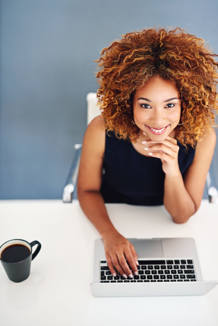 A student enrolled in the Content Marketing course, starting a new career in digital and content marketing.