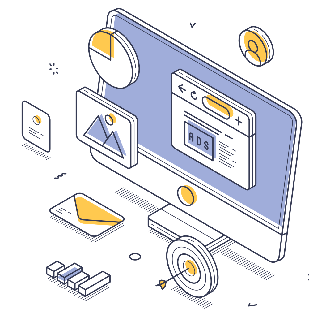 digital-advertising Learn about Google Ads, Meta Ads, and programmatic advertising at SiteLogic